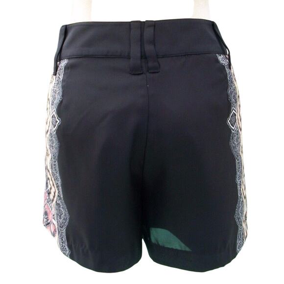 Cache Black Short New Lined Status Print Dress Poly Spandex New NWT $98 - Picture 2 of 3